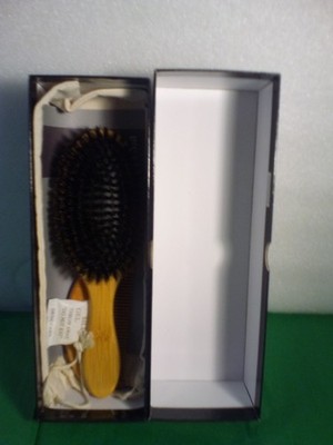 Belula Boar Bristle Hair Brush Set Medium Soft Natural Brush for Fine Thin Hair