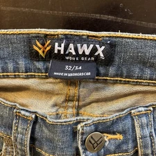 Hawx Work Gear Men's Size 32 x 34 Denim Jeans