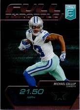 2024 Panini Donruss Elite Full Throttle Pink Michael Gallup 14 Dallas Cowboys