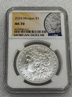 2024 MORGAN SILVER DOLLAR NGC MS70 Morgan Label ~ PRISTINE ~ (415 )