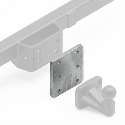 Höhenverstellplatte 83x56mm Flanschkugel für Citroen Jumper I 94-06