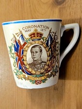 Castleford Potteries 1937 Edward VIII Coronation Porcelain cup in good condition