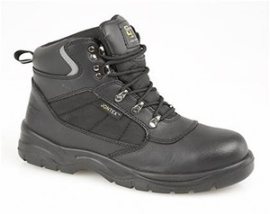 breathable black work boots