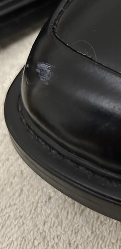PiPer Italian Men Black Leather Chelsea Boots with hook and loop fastener EU 43 - Picture 8 of 14