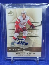 2013 SP Game Used Edition Authentic Rookies Gold Danny DeKeyser Detroit Red Wing