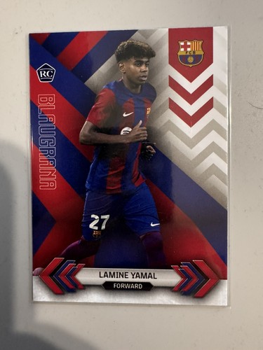 2023-24 Topps FC Barcelona Team Set Lamine Yamal #BL-1 RC Rookie Blaugrana