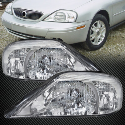 Headlight Right Passenger W/Smooth High Beam Surface W/marker Lamp Fits 2000 Buick Lesabre Le - Foto 6