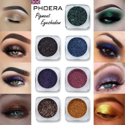 PHOERA PIGMENT LIDSCHATTEN SHIMMER GLITTER LIDSCHATTEN CREME PUDER PALETTE MAKEUP