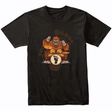 Bigfoot Drummer Shirt - Sasquatch Playing Drums Funny T-Shirt