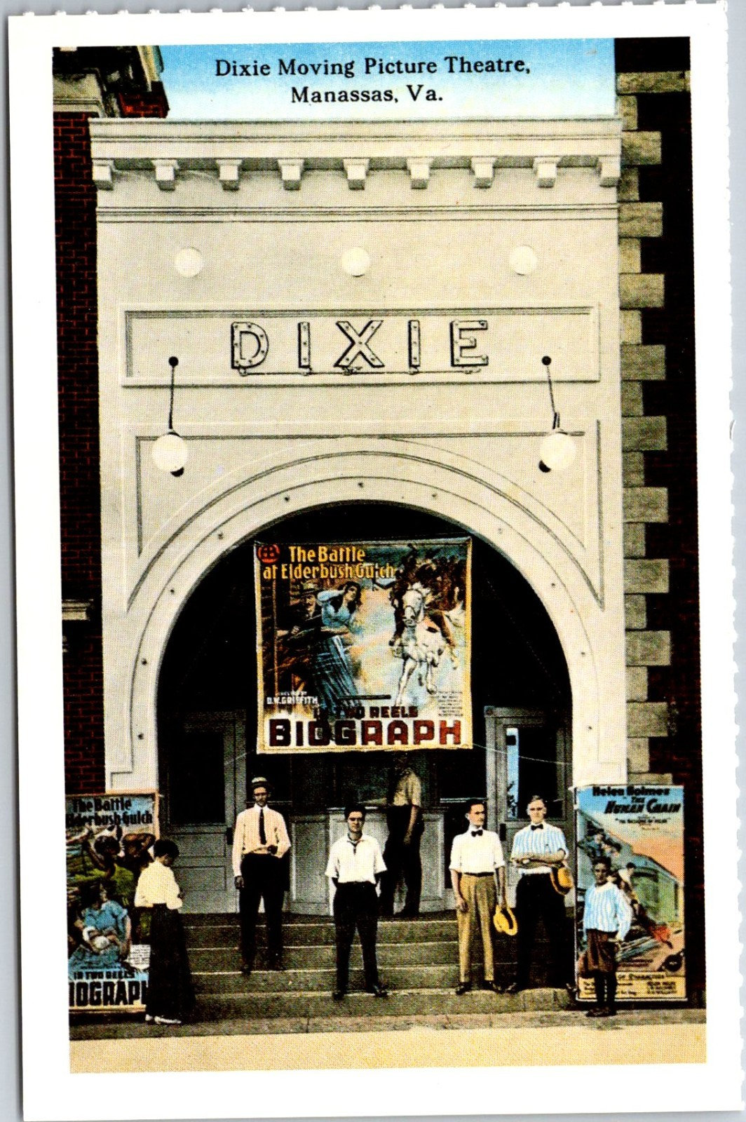 Dixie Moving Picture Theatre c. 1915 Manassas, Virginia VA Postcard | eBay
