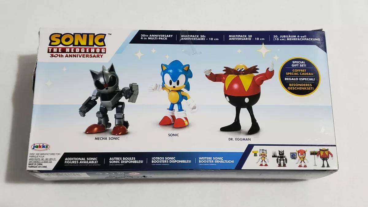 Sonic the Hedgehog 30th Anniversary 4 MECHA SONIC figure Jakks Pacific