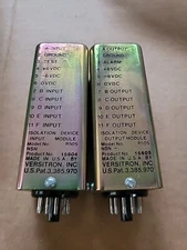 QTY 1 Versitron Isolator Set Model R505, PN 15604 & PN 1560, 11-Pin Plug-in, NOS