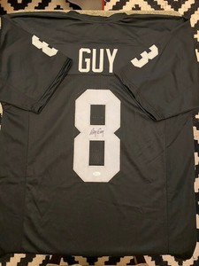 ray guy autographed jersey