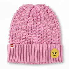 YOUTH BEANIE lego collection target NEW nwt HAT stocking cap minifig patch pink