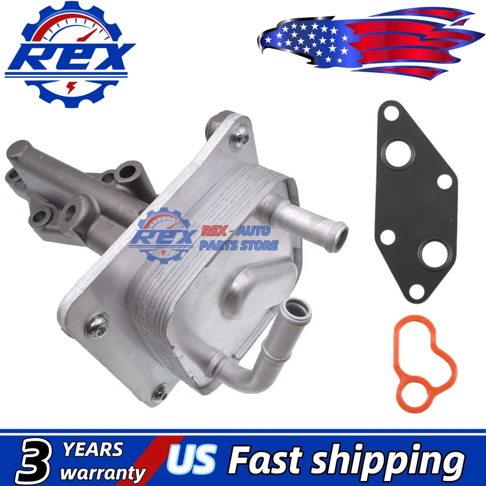 Conjunto de enfriador de aceite de motor 21300-JG36A para Nissan Rogue Renault Koleos Foto 2 de 4