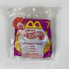 Vintage McDonald  s Happy Meal Toy Nascar Hot Wheels 7 Blue 1998