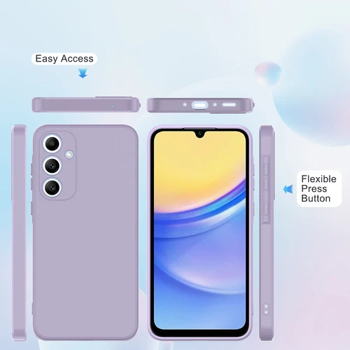 For Samsung Galaxy A05 A15 A25 A55 5G Silicone TPU Soft Phone Case Tempered film - Picture 41 of 47