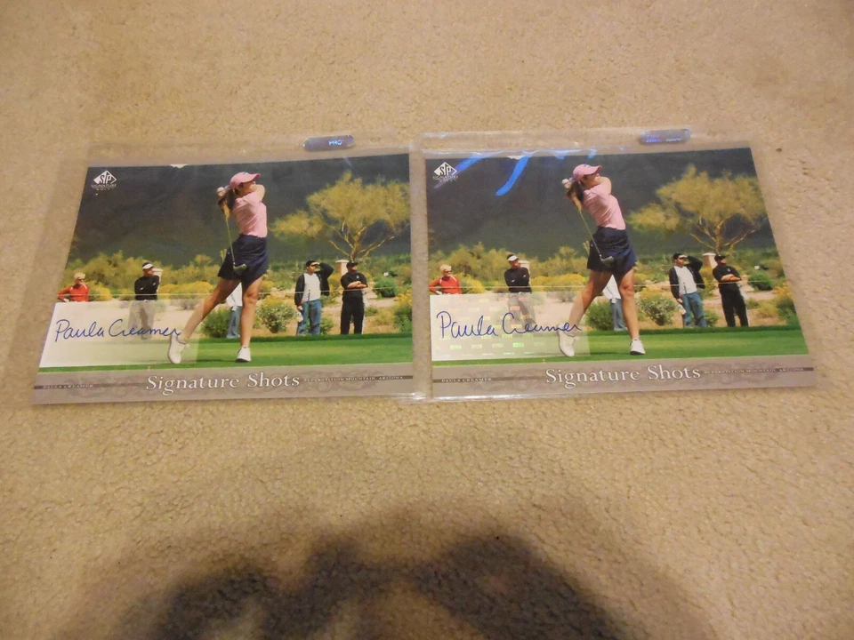 Lote de (12) fotos autógrafas 2005 SP Signature Golf 8 "x 10" con Nick Faldo + 11 Foto 3 de 4