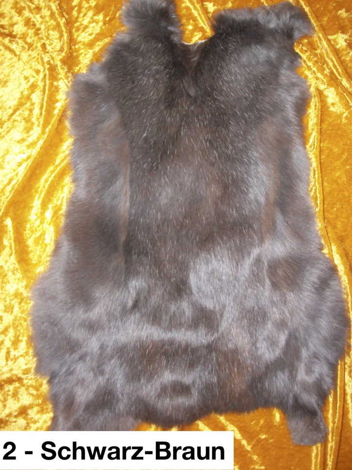 Kaninchenfell Hasenfell - Alle Farben - Alle Größen - Einzeln und Mengenrabatt - Bild 3 von 4