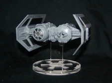 acrylic display stand for the Star Wars Micro Galaxy Tie Bomber