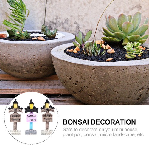 3 PCS Corbels and Mouldings Miniature Road Lamps Garden Ornaments eBay