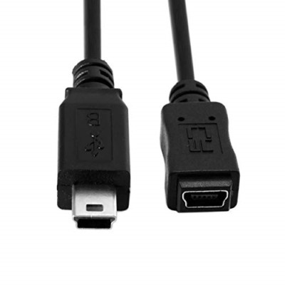 CY USB 2.0 Mini USB 5Pin Male to Female Extension Adapter Cable 5Ft Mini USB Ext