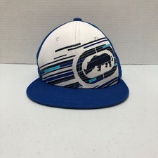 Ecko Unltd. Hat Cap Snapback Boys Blue White Rhino Casual Kids Day Norm Basic