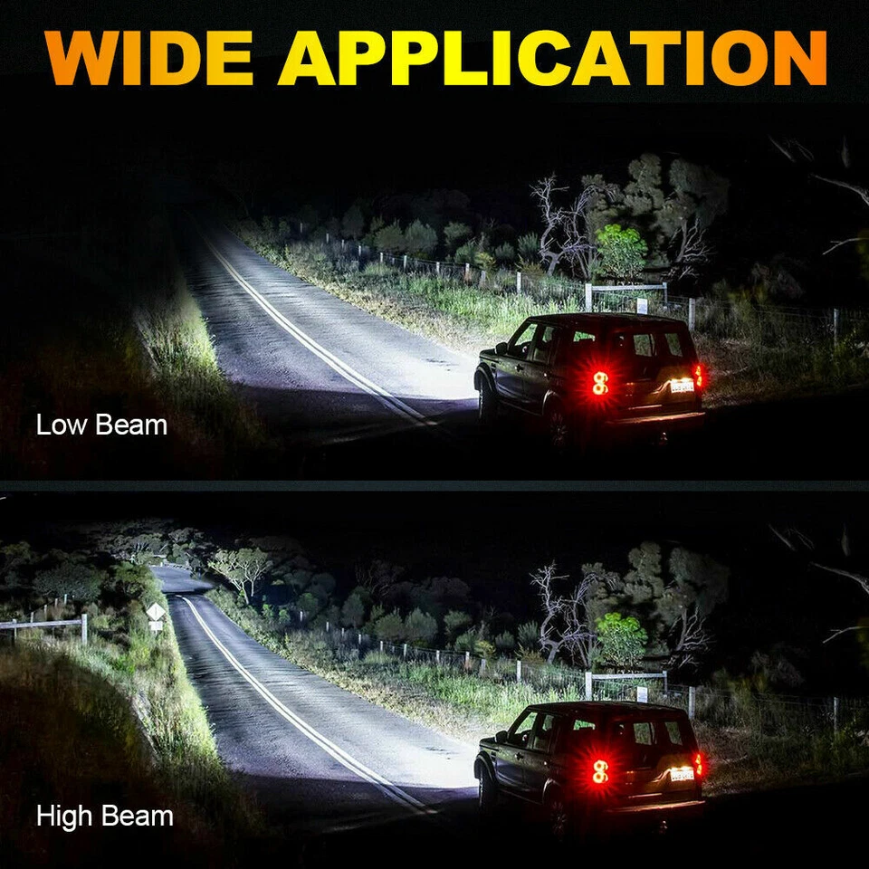 Faros LED DOT 4x6 Hi/Lo DRL bombilla sellada para Buick Electra Regal/Cadillac Foto 4 de 4