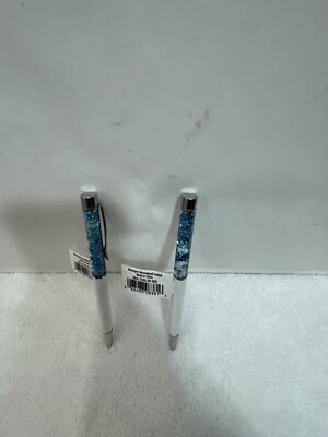 Merangue International Limited Holiday Frozen Float Glitter Set Of 2 White Pen