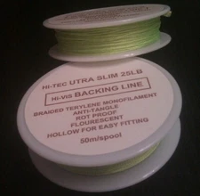 Fly Line Backing  Hi-Vis Florescent Yellow 25 lb  50M/Spool 54yds LN415