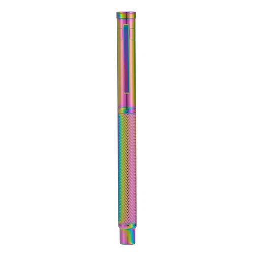 HongDian Rainbow Forest Metal Fountain Pen Colored EF/F/M/Bent Gift Office Pen image 10