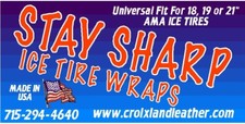 Stay Sharp Motorcycle Ice Tire Wraps--Pair These are the good ones 