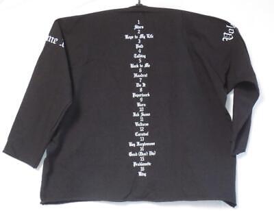 Black Yeezy Vultures Long Sleeve Tee Shirt sz 2 Reads Volume Black Yeezy Vultures Long Sleeve Tee Shirt sz 2 Reads Volume
