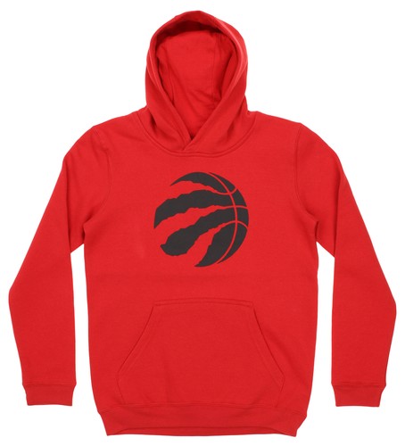 Outerstuff NBA Youth Toronto Raptors Primary Logo FLC Hoodie, Red - Picture 2 of 5
