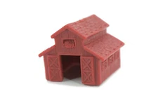 Toy Red Barn, Realistic  Farm Model, Figure, Model, 1 1/2" F4252 B375