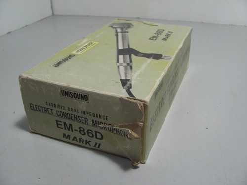 Vintage Unisound Electret Model EM-86D MK2 Cardioid Condenser Microphone Working - Bild 13 von 13