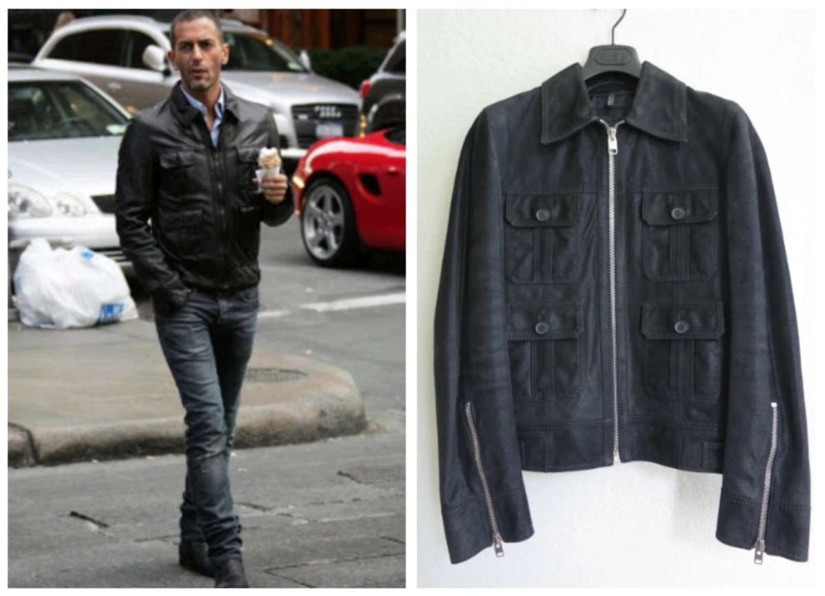 dior homme leather jacket