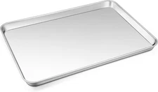 Stainless Steel Cookie Sheet Baking Pan Oven Tray Commercial Baking Sheet 1 Piec