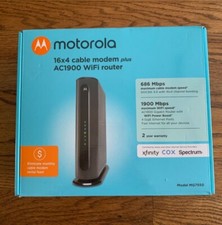 Motorola 16x4 Cable Modem Plus AC1900 WiFi Router - Model MG7550