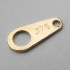 Necklet Hallmark Tabs 9ct Gold 8mm x 3.5mm (1 single piece) - FT23