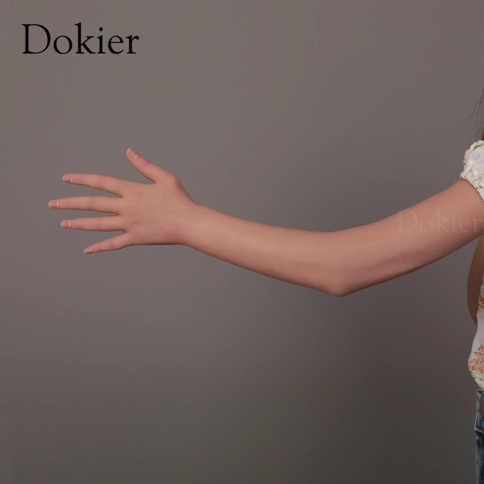 Guantes de silicona realistas para mujeres guantes de mano venas piel para travesti juegos con disfraces Foto 4 de 4