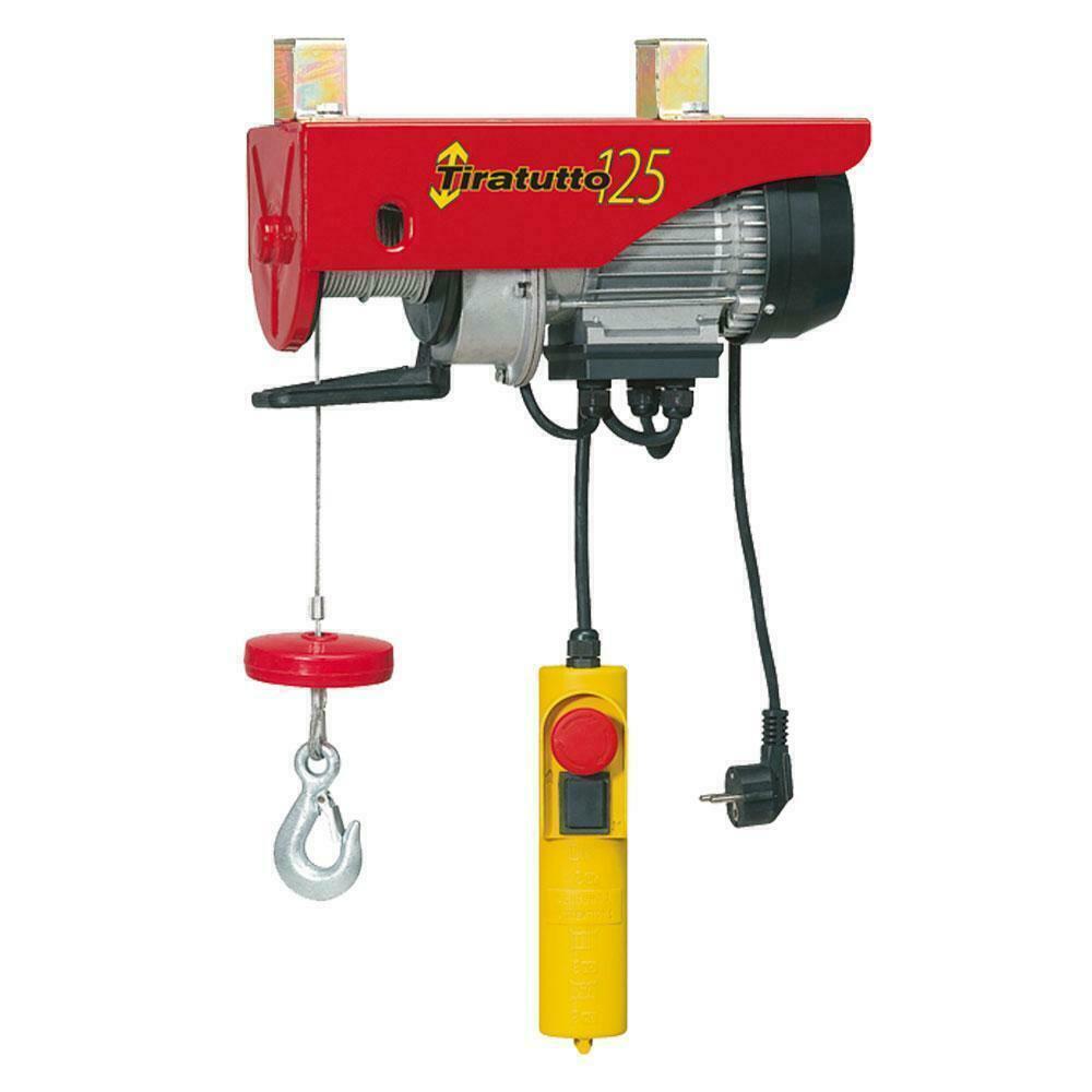 PARANCO ELETTRICO "L'EUROPEA" KG.125 TIRA TUTTO MONTACARICHI 450 WATT CARICO