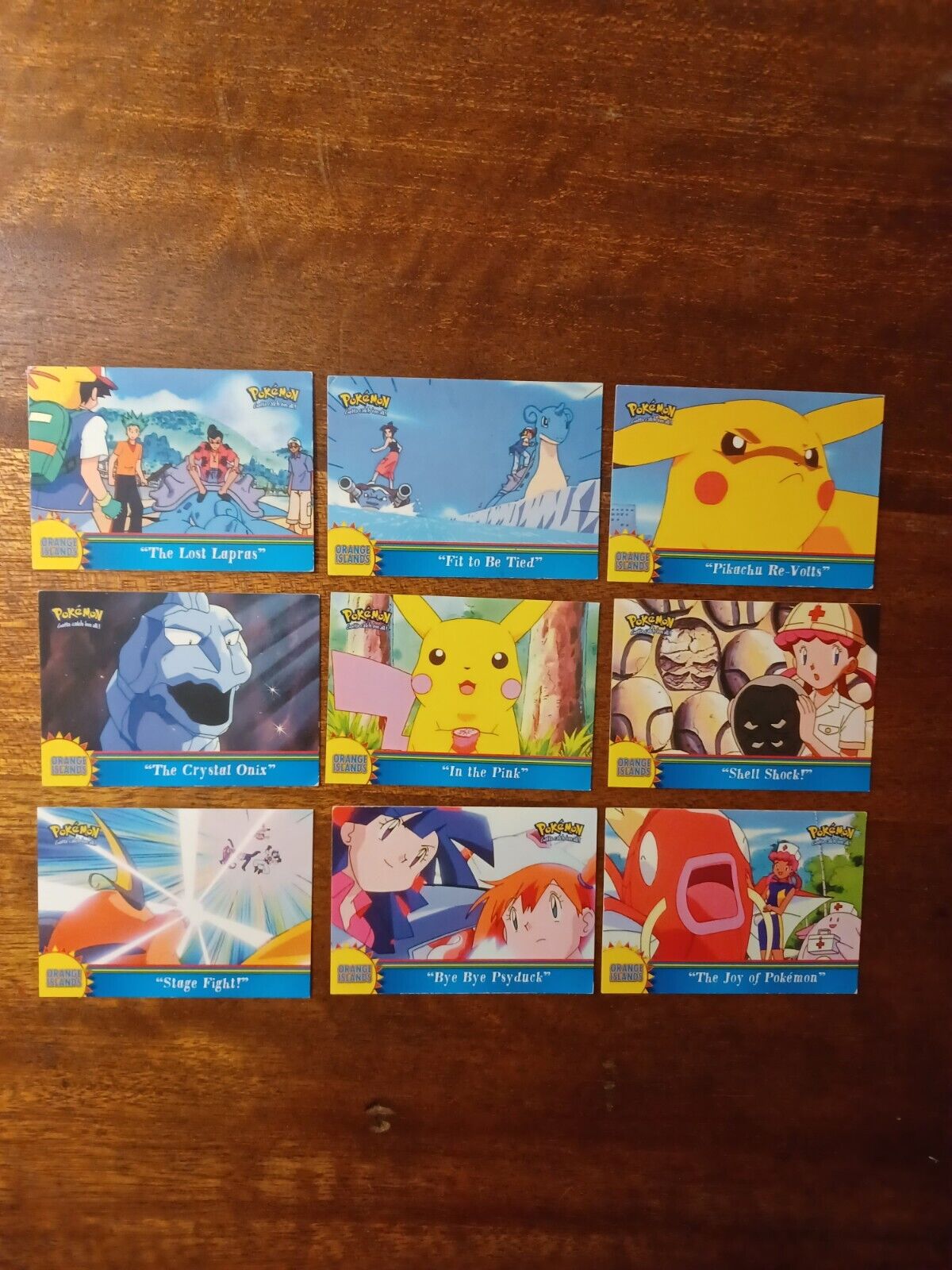 The Crystal Onix Holo Pokemon TOPPS Orange Islands