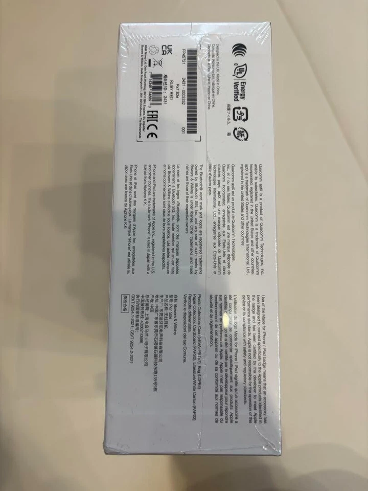 Bowers & Wilkins PX7 S2e Cuffie con cancellazione del rumore over-ear rosse w... - Immagine 2 di 3