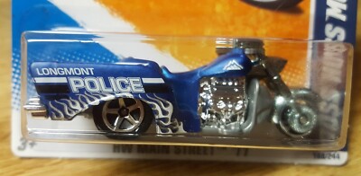 Hot Wheels Bad Bagger Chopper Purple & Boss Hoss Motorcycle Blue 1