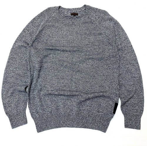 Cotton Knit Crew Neck Sweater Jumper 