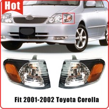 Fit 2001 2002 Toyota Corolla Le Ce Sedan Halogen Corner Signal Lights Wo Bulbs