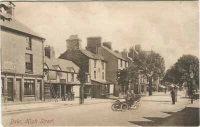 HIGH STREET, BALA - Merionethshire Postcard Frith