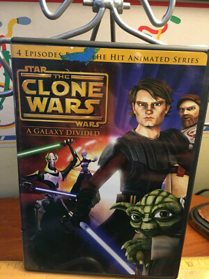 Star Wars: Clone Wars - A Galaxy Divided (DVD, 2009)