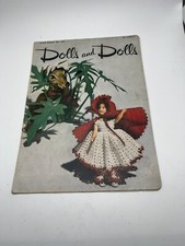 1951 Dolls & Dolls Crochet Pattern Booklet St...